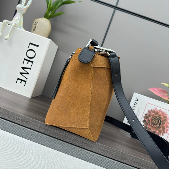 LOEWE 062433 大パズルハンドバッグ サイズ:33x21x17cm