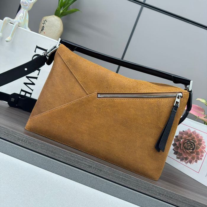 LOEWE 062433 大パズルハンドバッグ サイズ:33x21x17cm