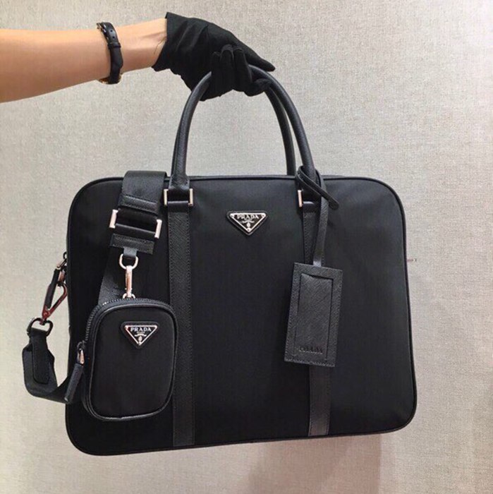 PRADA 2VE872 ブリーフケース 小バッグ付き サイズ:36x28cm