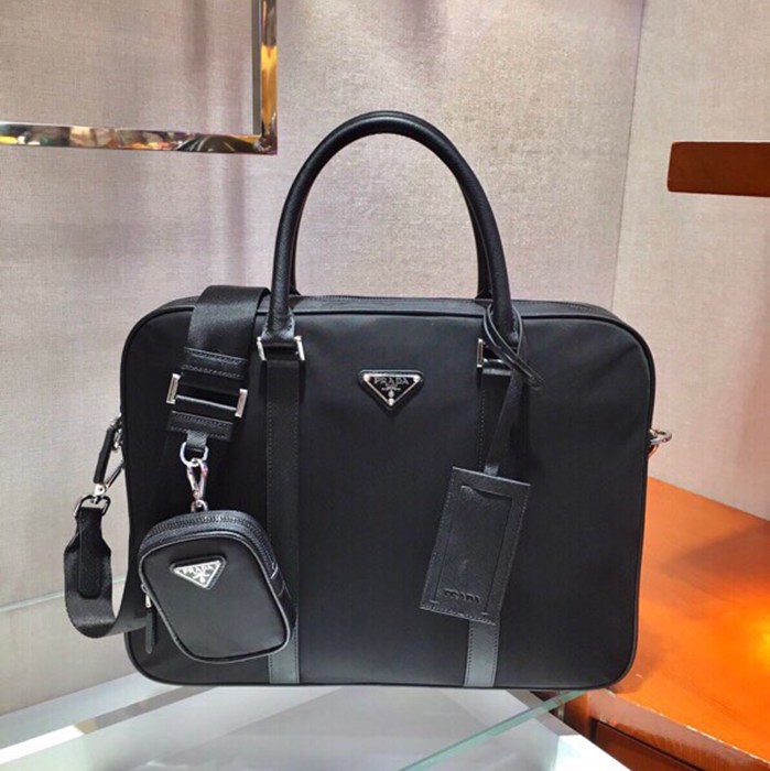 PRADA 2VE872 ブリーフケース 小バッグ付き サイズ:36x28cm