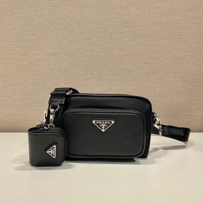 PRADA 2VH172 十字紋ショルダー サイズ:18x11.5cm