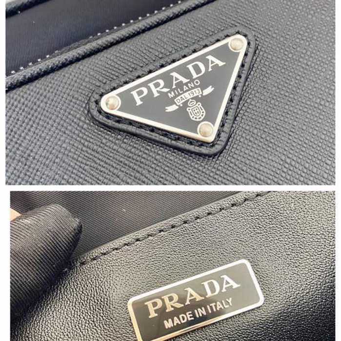 PRADA 2VH172 十字紋ショルダー サイズ:18x11.5cm