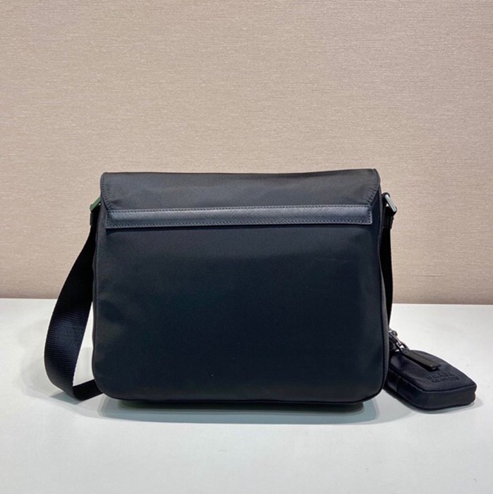 PRADA 1BD953B メッセンジャー エコラベル サイズ:27x20.5x12cm