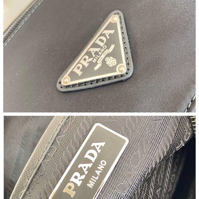 PRADA 1BD953B メッセンジャー エコラベル サイズ:27x20.5x12cm