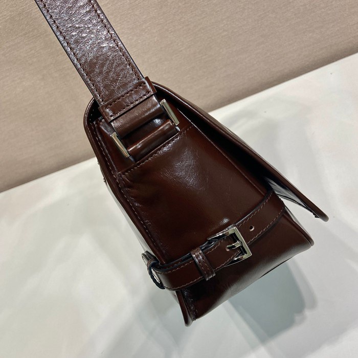 PRADA 2VD073 オイルワックスメッセンジャー サイズ:30x20x11cm