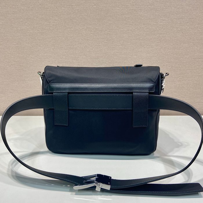 PRADA 2VD071 メッセンジャー ベルト付き サイズ:27x20.5x17cm