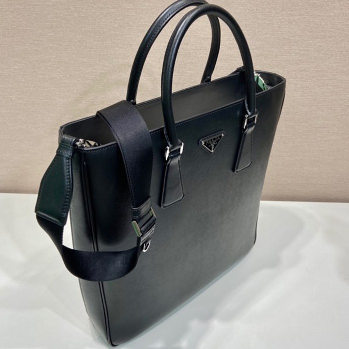 PRADA 2VG115 メンズハンドバッグ サイズ:38x36cm