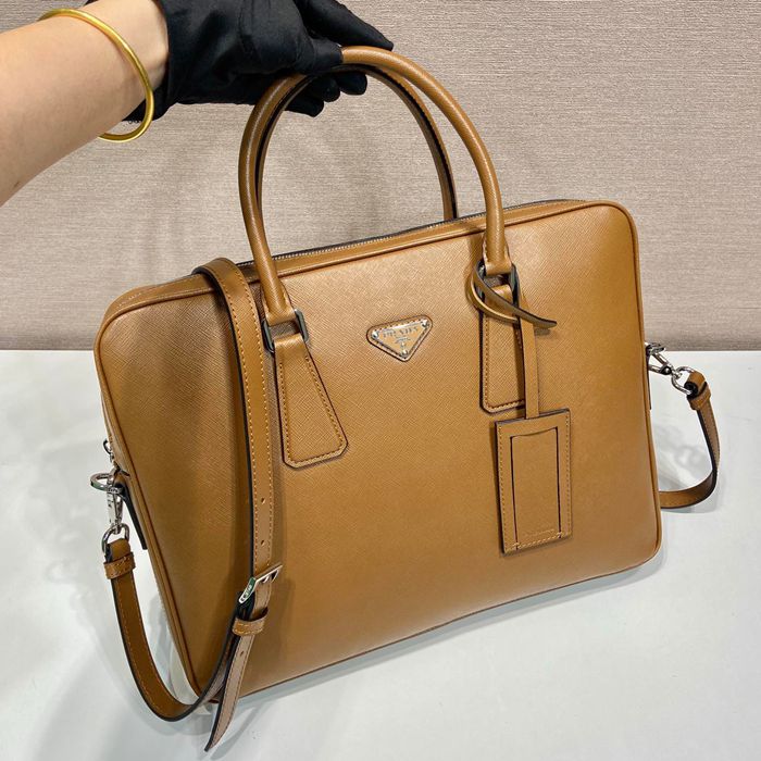 PRADA 2VE0368 超薄ブリーフケース サイズ:37x28x3.5cm