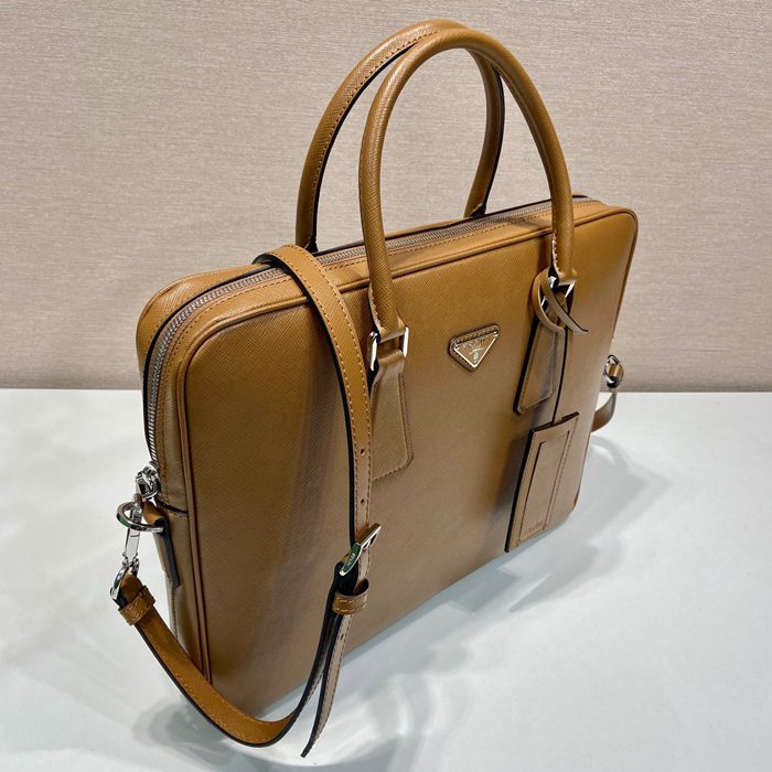 PRADA 2VE0368 超薄ブリーフケース サイズ:37x28x3.5cm