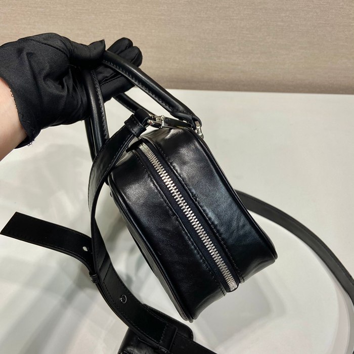 PRADA 1BB098 ボストンバッグ 小 サイズ:24x13.5cm