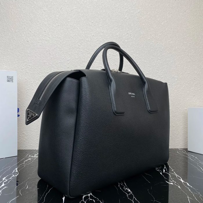 PRADA 2VC035 レザートラベルバッグ サイズ:50x33x19cm