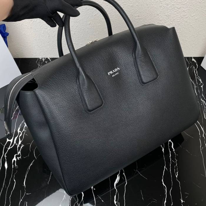 PRADA 2VC035 レザートラベルバッグ サイズ:50x33x19cm
