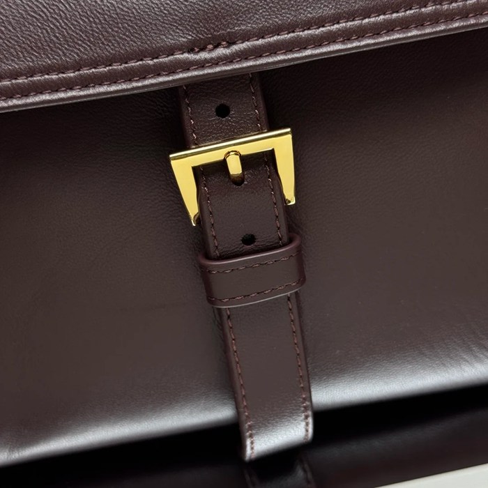 PRADA 1BD394 羊皮メッセンジャー ワインレッド サイズ:30x14x10cm