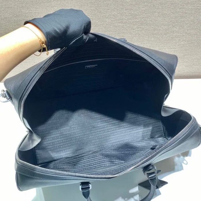 PRADA 2VC018 サフィアーノレザートラベルバッグ サイズ:50x27.5x25cm