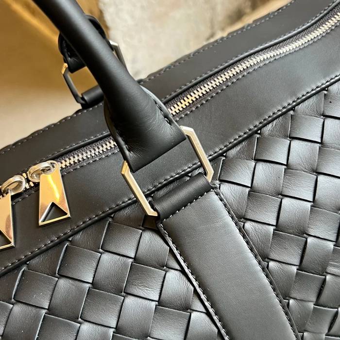BOTTEGA VENETA BV 650066 編みトラベルバッグ サイズ:50x27x24cm