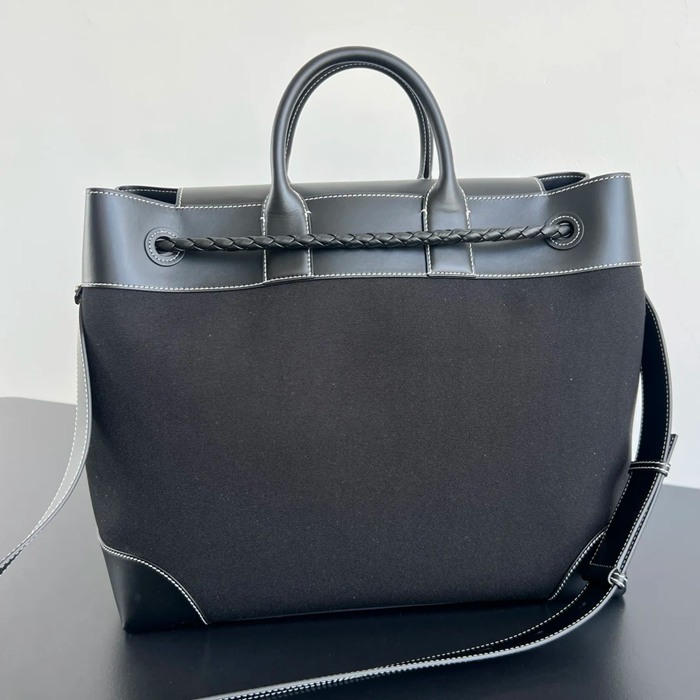BOTTEGA VENETA BV 827066 アンディアーモ 帆布×レザー サイズ:43x39x20cm