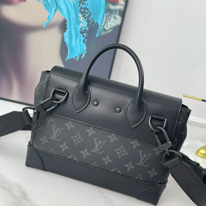 LOUIS VUITTON M46953 キャンバスメッセンジャー スチーマー 小 サイズ:25x19cm