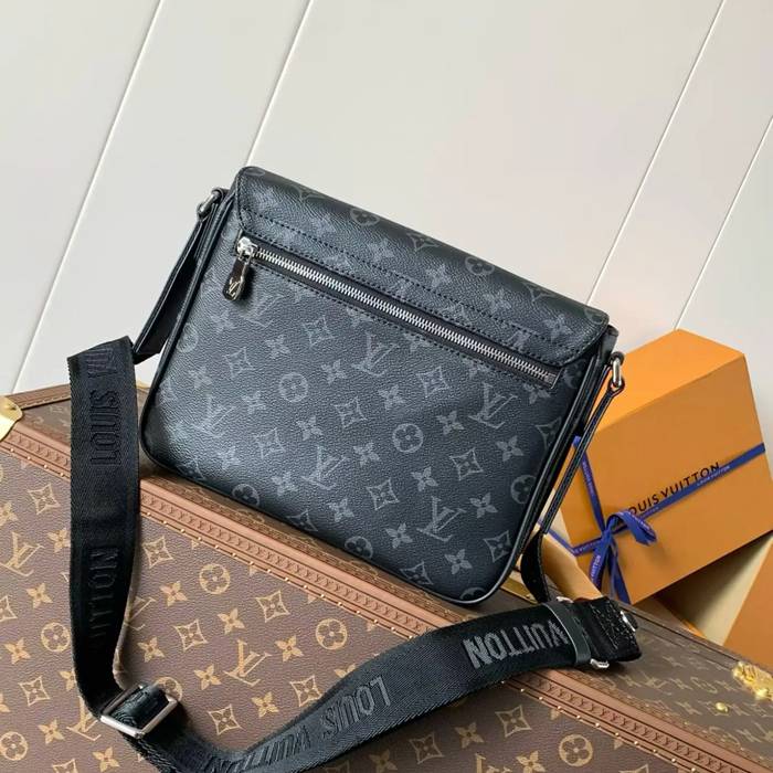 LOUIS VUITTON M46255 コーティングキャンバスメッセンジャー ディストリクト サイズ:26x20cm