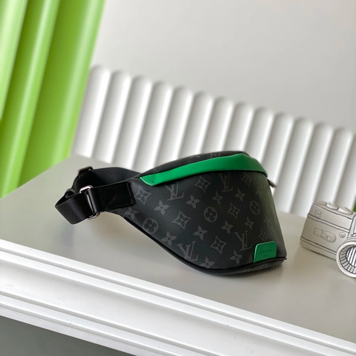 LOUIS VUITTON M25924 ディスカバリー 黒花ウエストバッグ サイズ:44x15cm