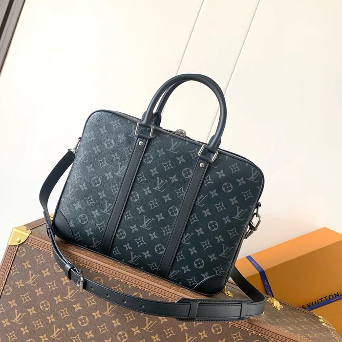 LOUIS VUITTON M46457 モノグラムブリーフケース ボヤージュ サイズ:36.5x27.5cm