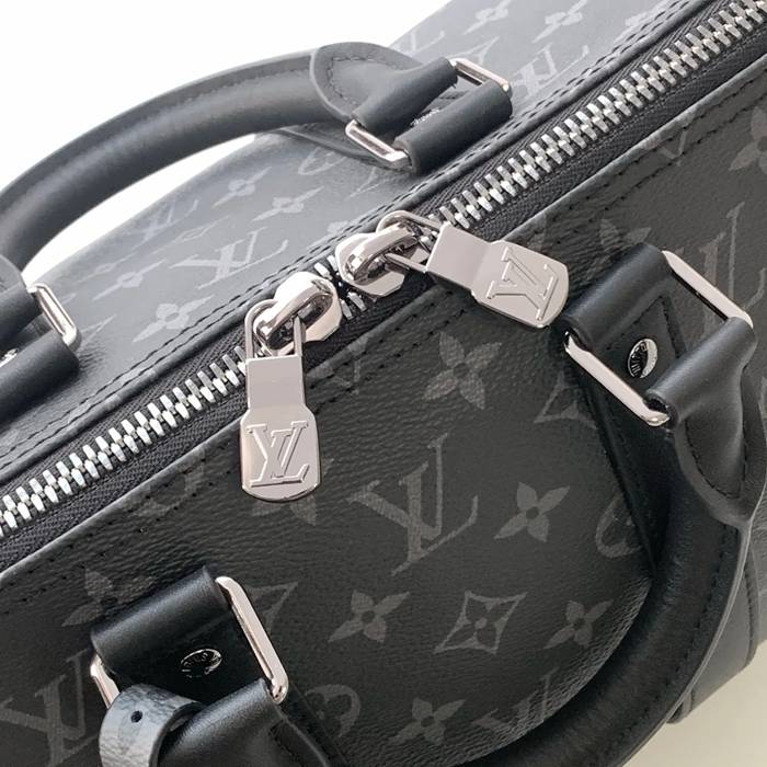LOUIS VUITTON M46655 キープオール35 黒花 サイズ:34x21x16cm