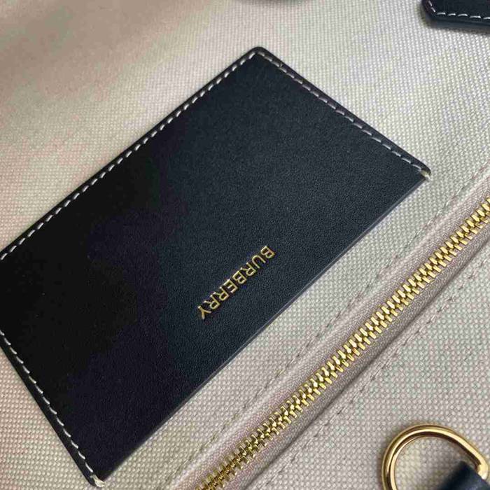 BURBERRY キャンバス プリント ショルダーバッグ トート 40x30x16cm サイズ:40x30x16cm