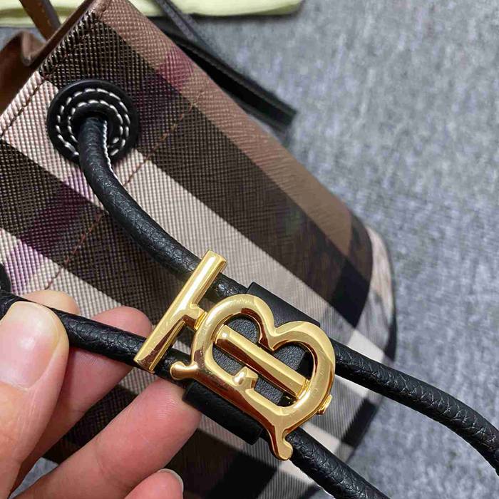 BURBERRY 1841 ブラウン バケツバッグ バケツ 18x16x11cm サイズ:18x16x11cm