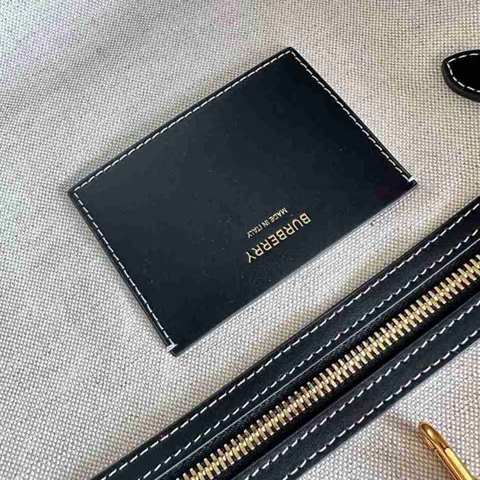 BURBERRY 5031 カーフスキン ショルダーバッグ TB 34x28x14cm サイズ:34x28x14cm