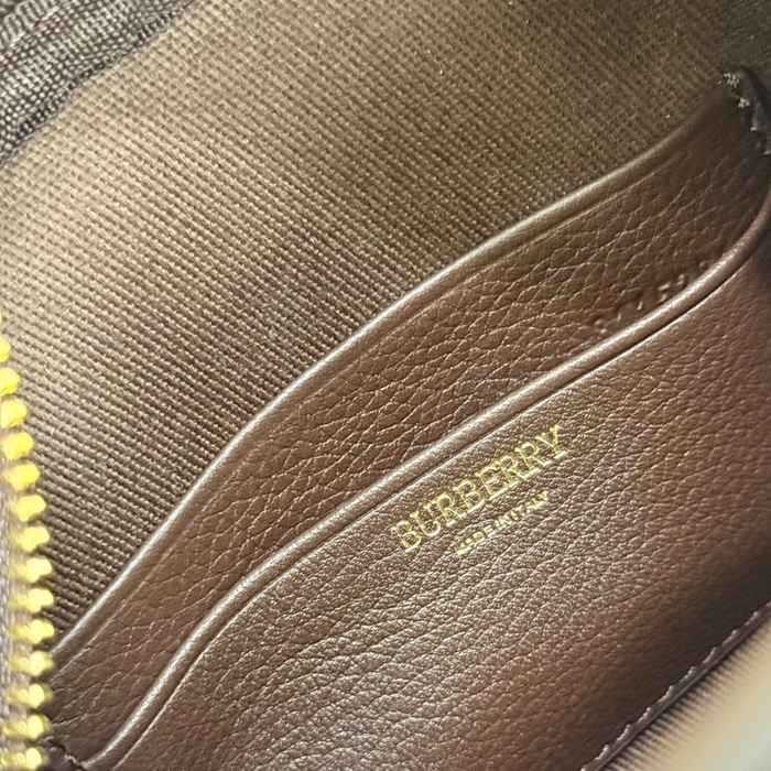 BURBERRY 2811 カーフスキン チェック 斜め掛けバッグ クラシックチェック 20x12cm サイズ:20x12cm