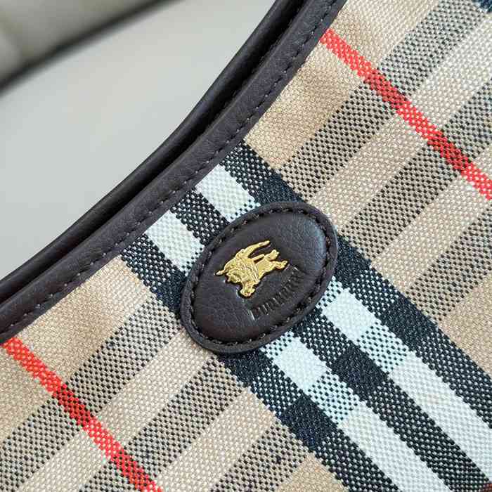 BURBERRY 2781 カーフスキン チェック ショルダーバッグ クラシックチェック 26x16x12cm サイズ:26x16x12cm