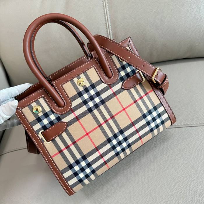 BURBERRY 2671 チェック 斜め掛けバッグ クラシックチェック 26x20x14cm サイズ:26x20x14cm
