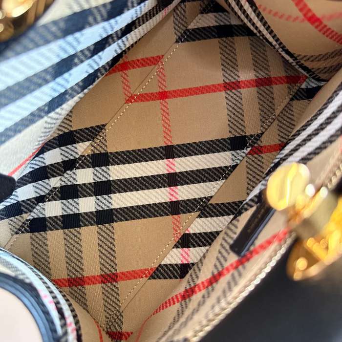 BURBERRY 3491 カーフスキン チェック 斜め掛けバッグ クラシックチェック 24x20x13cm サイズ:24x20x13cm