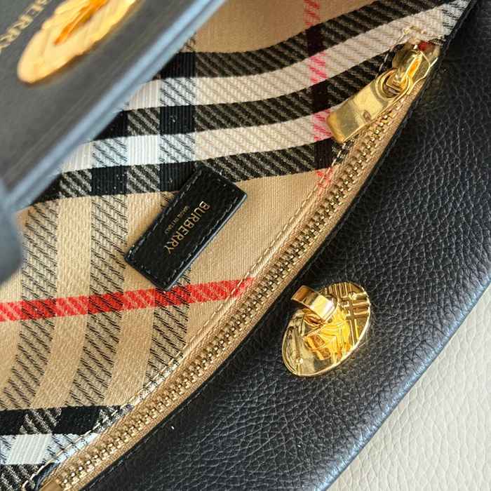 BURBERRY 3491 カーフスキン チェック 斜め掛けバッグ クラシックチェック 24x20x13cm サイズ:24x20x13cm