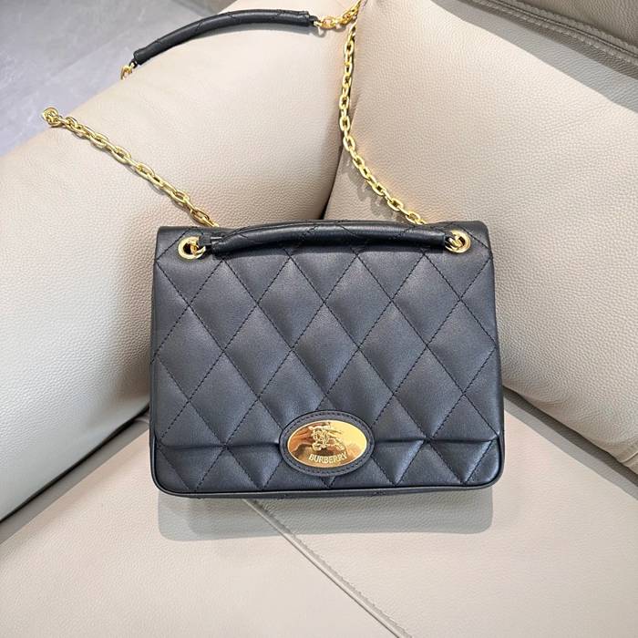 BURBERRY 2471 カーフスキン ゴールド 斜め掛けバッグ カーフスキン 27x21cm サイズ:27x21cm