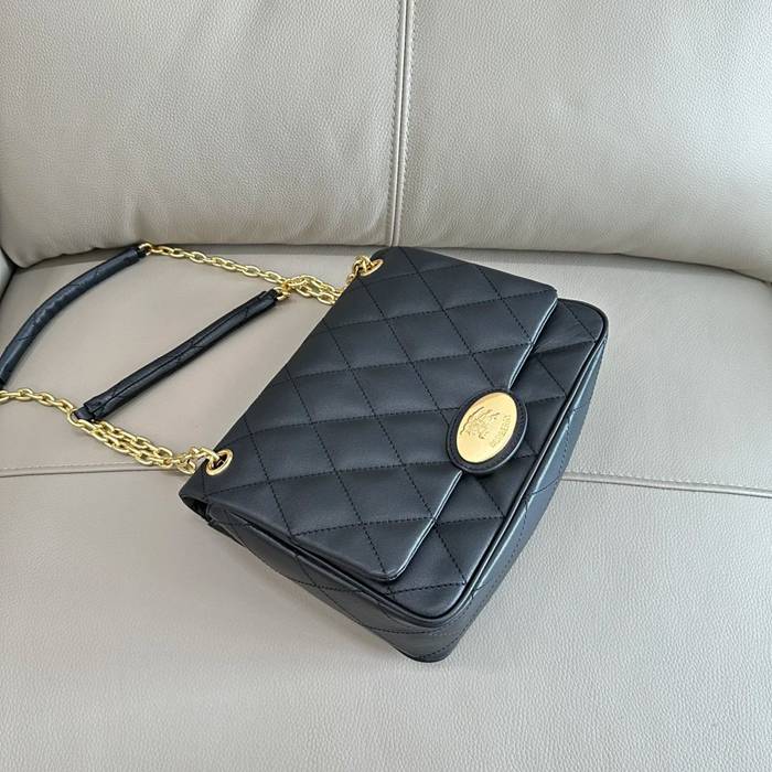 BURBERRY 2471 カーフスキン ゴールド 斜め掛けバッグ カーフスキン 27x21cm サイズ:27x21cm