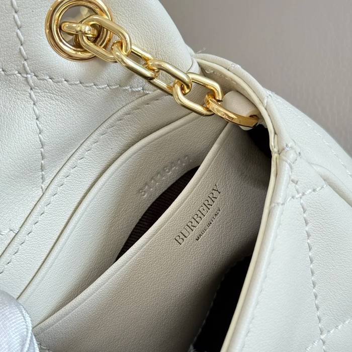 BURBERRY 6411 カーフスキン ゴールド 斜め掛けバッグ カーフスキン 19x13cm サイズ:19x13cm