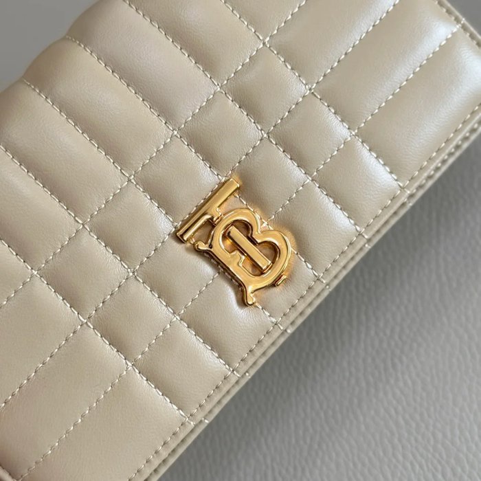 BURBERRY 1761 ラムレザー チェック 斜め掛けバッグ クラシックチェック 20x12cm サイズ:20x12cm