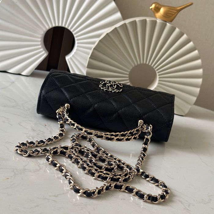 CHANEL 66055 ブラック ショルダーバッグ ヴィンテージ ファッショナブル 18×10×4.5cm サイズ:18×10×4.5cm
