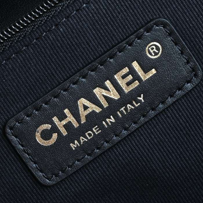 CHANEL カーフレザー ブラック×ホワイト×ゴールド トートバッグ ヴィンテージ 大容量 36×24×14cm サイズ:36×24×14cm