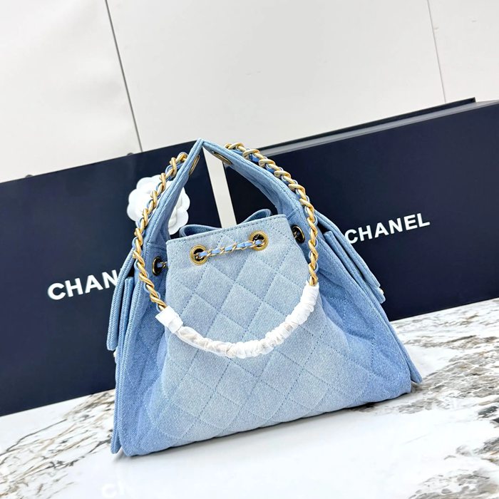 CHANEL AS5293 カーフレザー 菱格紋 ブラック×ゴールド ショルダーバッグ クラシック ヴィンテージ 30×26×14cm サイズ:30×26×14cm