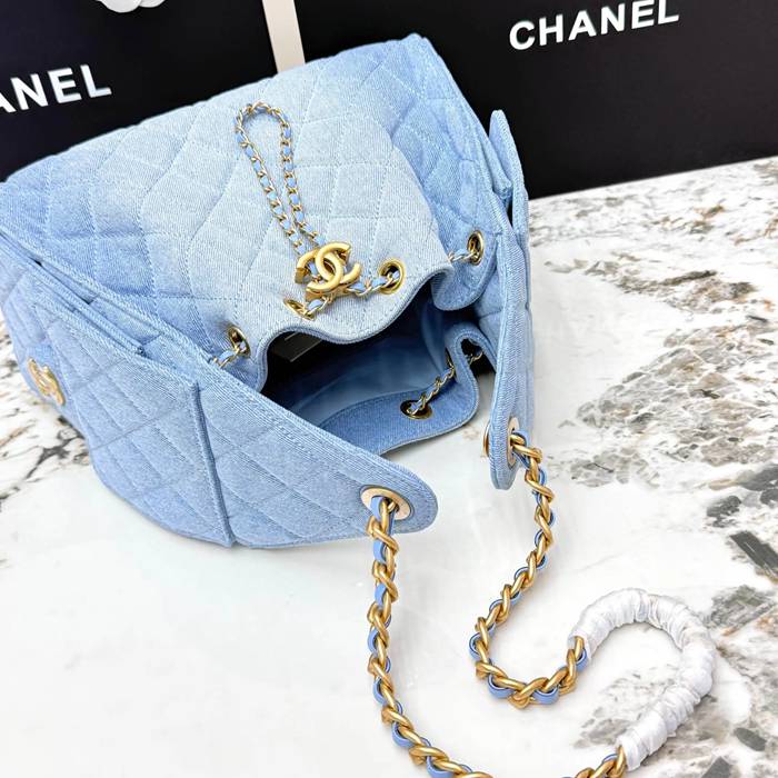 CHANEL AS5293 カーフレザー 菱格紋 ブラック×ゴールド ショルダーバッグ クラシック ヴィンテージ 30×26×14cm サイズ:30×26×14cm