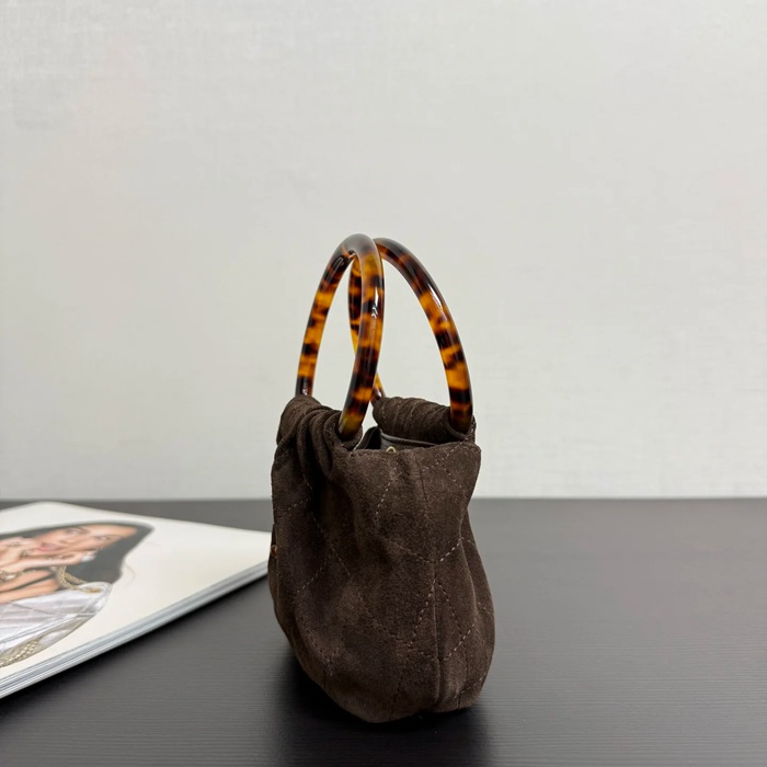 CHANEL 99534 スエード ハンドバッグ ヴィンテージ ファッショナブル 16×11×4cm サイズ:16×11×4cm