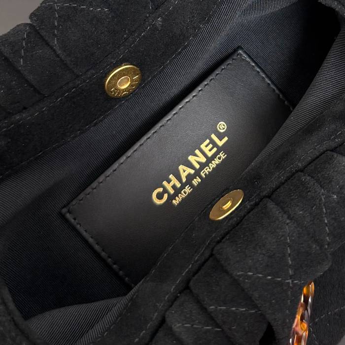 CHANEL 99535 スエード ハンドバッグ ヴィンテージ ファッショナブル 24×18×12cm サイズ:24×18×12cm