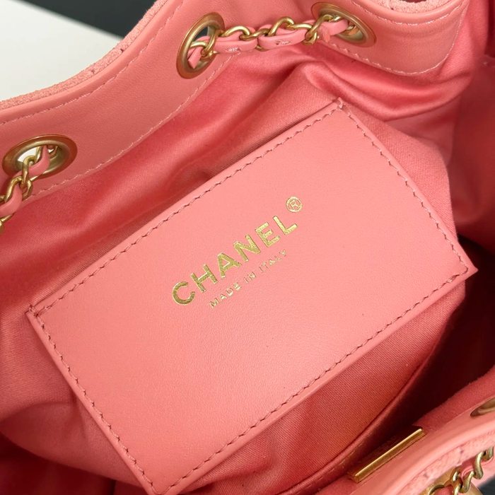 CHANEL 99480 カーフレザー ゴールド 斜め掛けバッグ ヴィンテージ 小 22×21×10cm サイズ:22×21×10cm