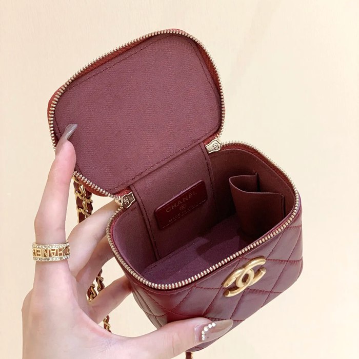 CHANEL AP2292 ゴールド 斜め掛けバッグ 11×8.5×7cm サイズ:11×8.5×7cm
