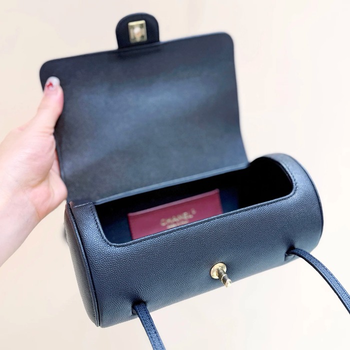 CHANEL カーフレザー 斜め掛けバッグ 有名人同款 クラシック 20.5×10×10cm サイズ:20.5×10×10cm