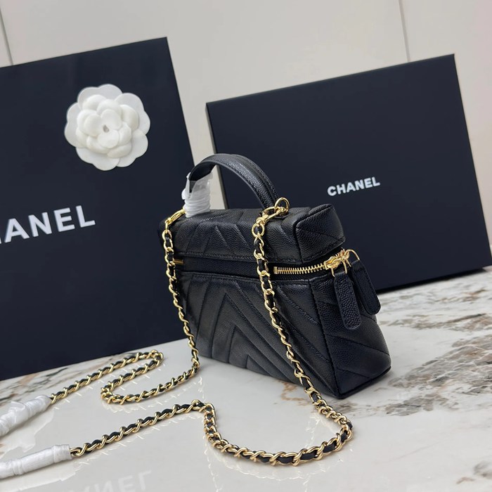 CHANEL AP5212 カーフレザー ボール紋 ゴールド 斜め掛けバッグ クラシック 19.5×17×5cm サイズ:19.5×17×5cm