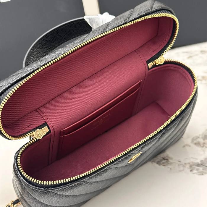 CHANEL AP5212 カーフレザー ボール紋 ゴールド 斜め掛けバッグ クラシック 19.5×17×5cm サイズ:19.5×17×5cm