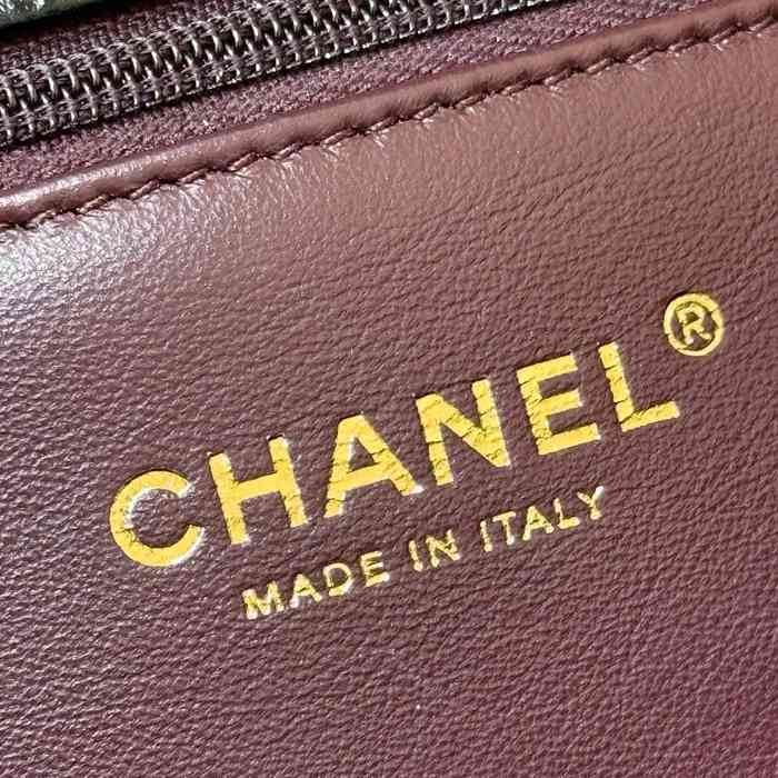 CHANEL カーフレザー ゴールド 斜め掛けバッグ クラシック 春夏 31×12×7cm サイズ:31×12×7cm