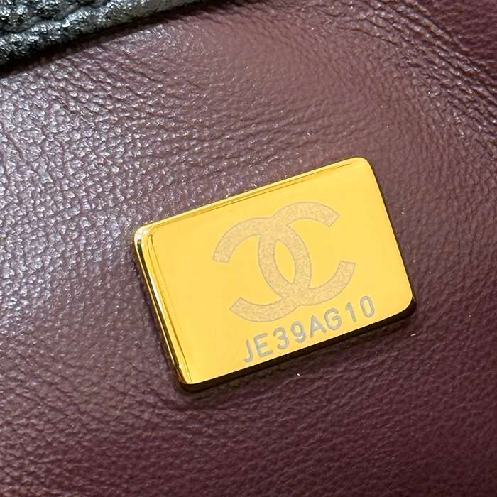 CHANEL カーフレザー ゴールド 斜め掛けバッグ クラシック 春夏 31×12×7cm サイズ:31×12×7cm